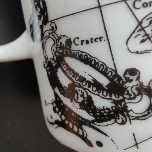 Danesco zodiac theme ♈♉♊♋♑ coffee mug | be&w illustration 🖤🤍 - Picture 9 of 14